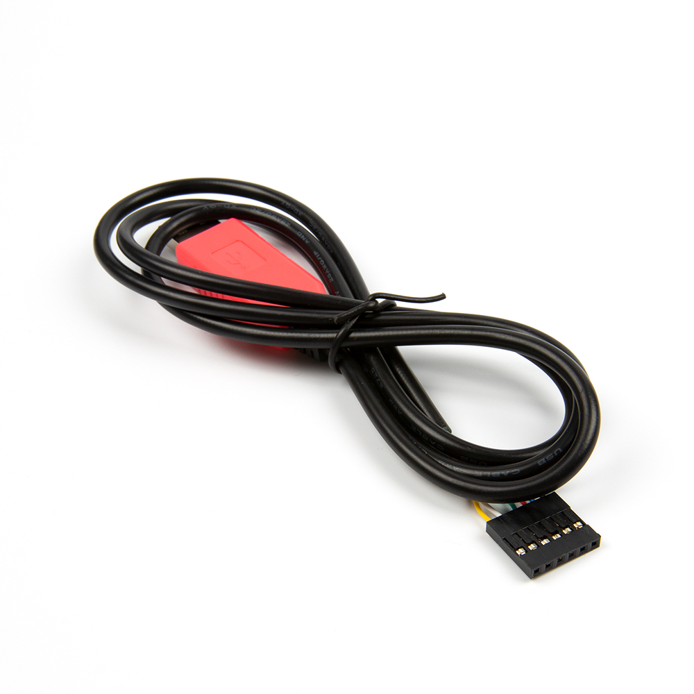 Программатор PL2303HXD USB-TTL/RS232, 6-контактный кабель 1м